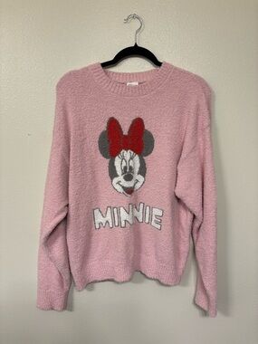 Pink Minnie Graphic Cozy Women's Sweater & Pants